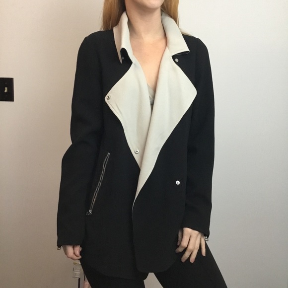 Wilfred Jackets & Blazers - Wilfred Black Tan Mayet Double Breasted Jacket